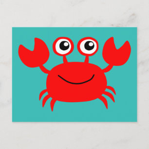 Carte postale Joyeux Crabe