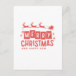 Carte Postale joyeux cristaux et heureux nouvel an