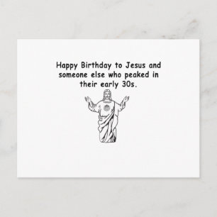 Carte Postale Joyeux Décembre Anniversaire 30 quelque chose