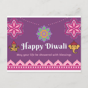 Carte Postale Joyeux diwali