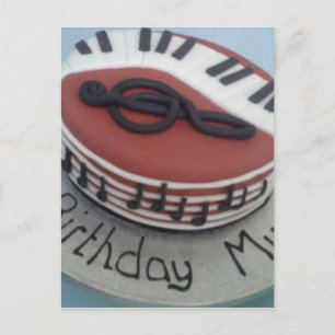 Carte Postale Joyeux gâteau de maman d'anniversaire