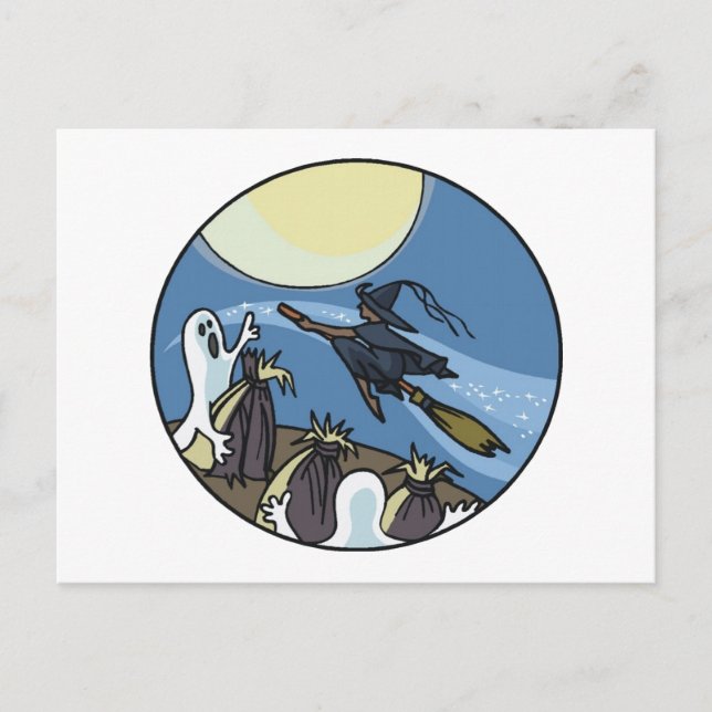 Carte Postale Joyeux Halloween (Devant)