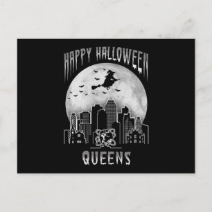 Carte Postale Joyeux Halloween Queens New York