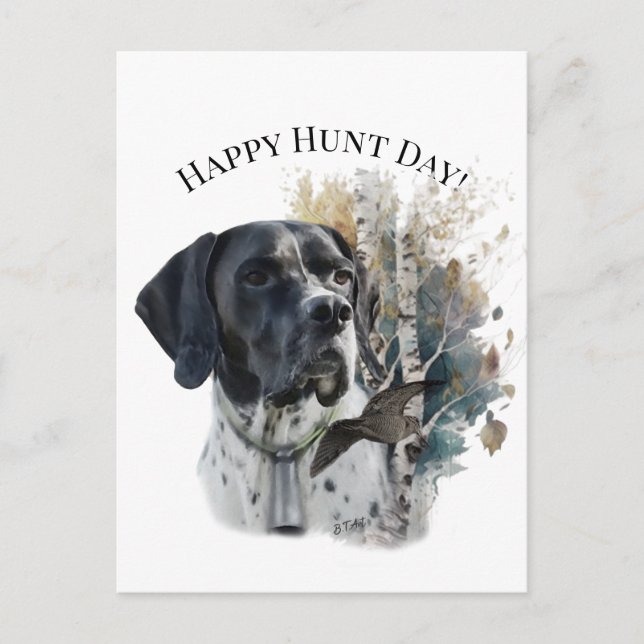 Carte Postale Joyeux Jour de la Chasse ! (Devant)