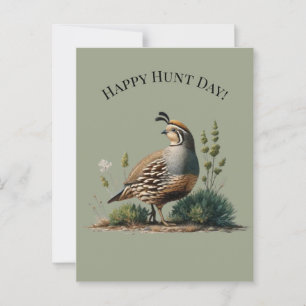Carte Postale Joyeux Jour de la Chasse !