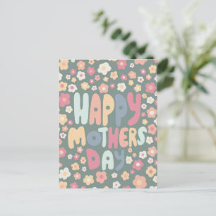 Carte Postale JOYEUX JOUR MÈRES Maisies mignonnes Customisées co