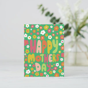 Carte Postale JOYEUX JOUR MÈRES Maisies mignonnes Customisées co