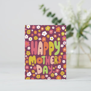 Carte Postale JOYEUX JOUR MÈRES Maisies mignonnes Customisées co