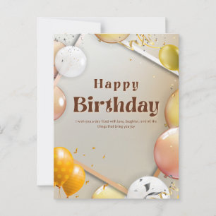 Carte Postale Joyeux Joyeux anniversaire à vous