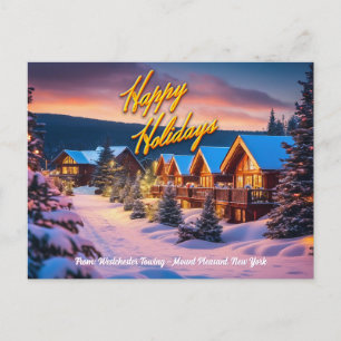 Carte postale Joyeux Joyeux Fêtes PERSONNALISABLE