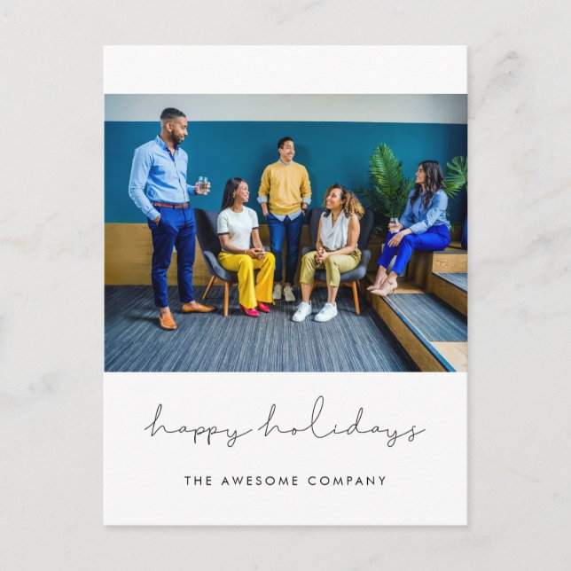 Carte Postale Joyeux Joyeux Joyeux Jours Mini photo d'entreprise (Devant)