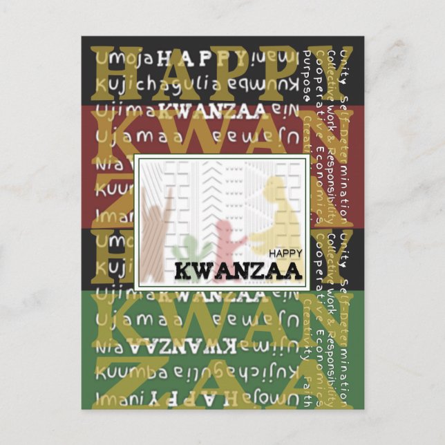 Carte Postale Joyeux Kwanzaa (Devant)