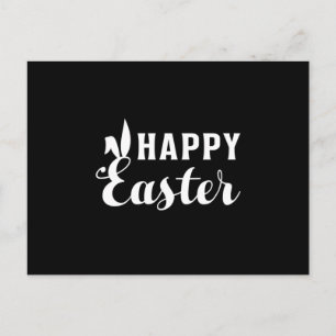 Carte Postale Joyeux lapin de Pâques Oeuf de Pâques Printemps Dr