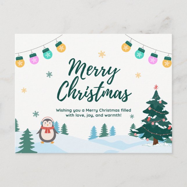 Carte Postale Joyeux Noël  (Devant)