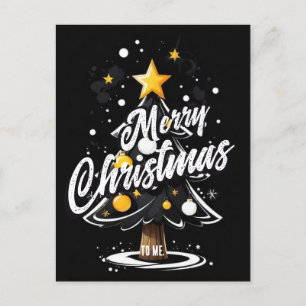 Carte Postale Joyeux Noël à moi Salutation