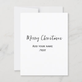 Carte Postale Joyeux Noël ajouter texte moderne simple