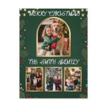 Joyeux Noël Collage de photos de famille Fêtes