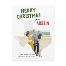 Joyeux Noël depuis Texas Une Photo