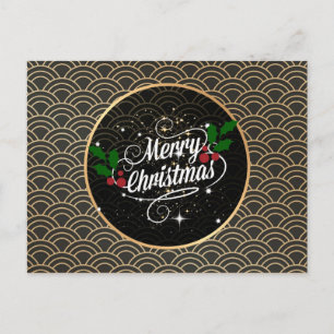 Carte Postale Joyeux Noël, design populaire