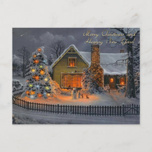 Carte Postale Joyeux Noël et Bonne Année