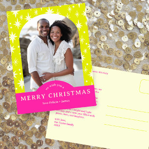 Carte Postale JOYEUX NOËL Étoiles Vacances ARCH PHOTO PERSONNALI