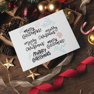 Carte Postale Joyeux Noël Groovy 