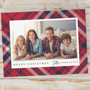 Carte Postale Joyeux Noël Joyeux Noël personnalisé Photo de fami