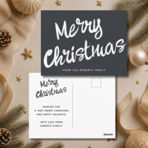Joyeux Noël moderne écriture gras