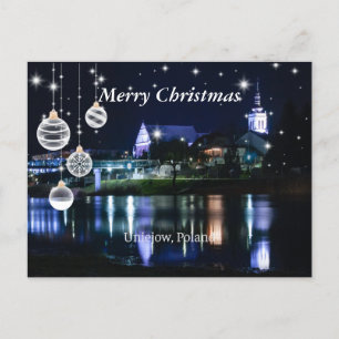 Carte Postale Joyeux Noël - Unijow, Lodz, Pologne