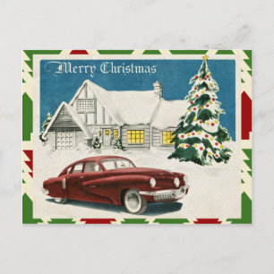 Carte Postale Joyeux Noël vintage