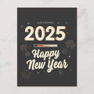 Carte Postale Joyeux Nouvel An 2025 Famille correspondant