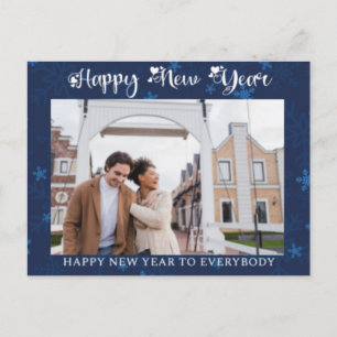 Carte Postale Joyeux Nouvel An Photo De Vacances Modernes Sur Sn