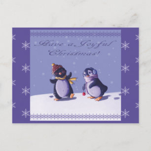 Carte postale Joyeux Penguins