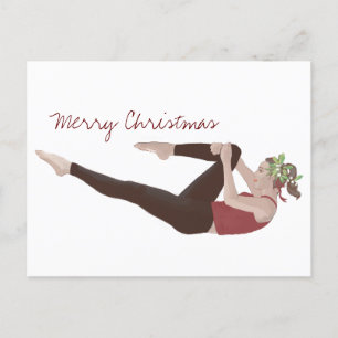 Carte postale Joyeux Pilates de Noël