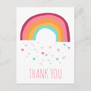 Carte Postale Joyeux Rainbow Magic - Merci