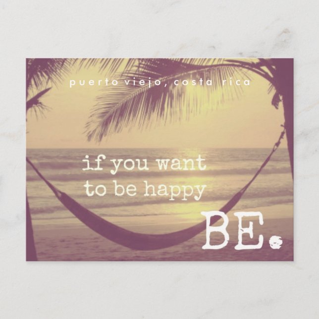 Carte Postale Joyeux sur Beach Costa Rica Postcard (Devant)