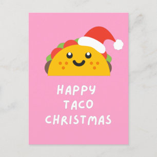 CARTE POSTALE JOYEUX TACO NOËL