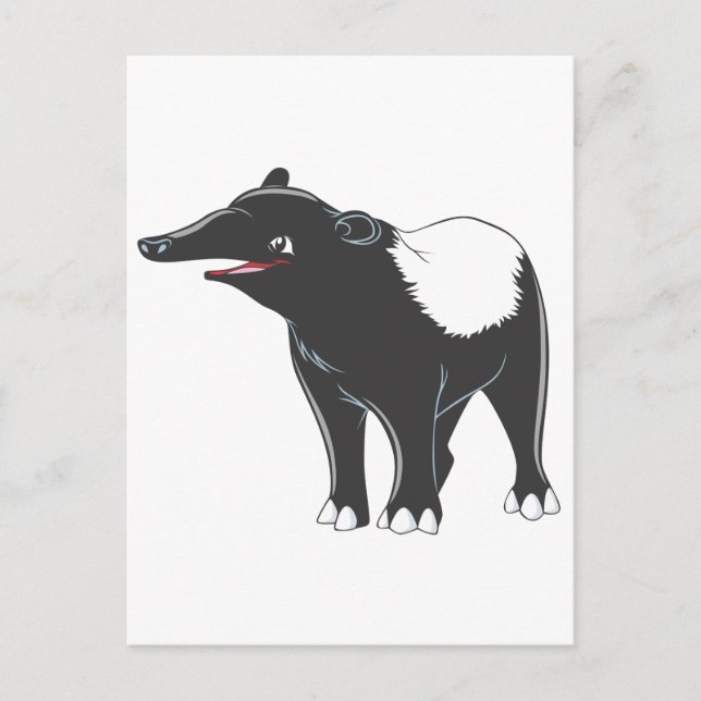 Carte Postale Joyeux Tapir (Devant)