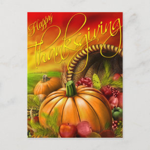 Carte Postale Joyeux Thanskgiving