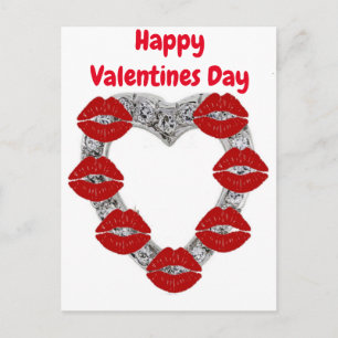 Carte postale Joyeux Valentines Allemand