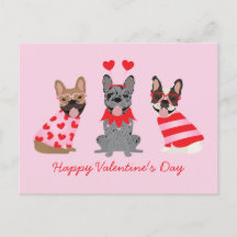 Joyeux Valentines Day Bulldogs français