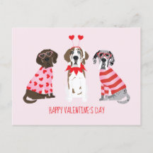 Joyeux Valentines Day Chiens de Danse
