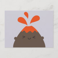 Joyeux volcan Kawaii