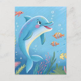 Carte Postale Joyful Dolphin Moments