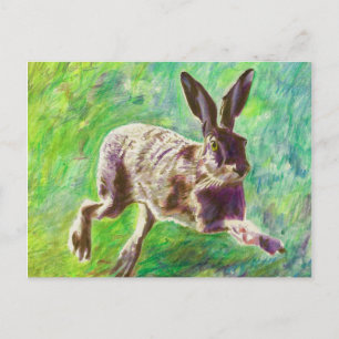 Carte Postale Joyful hare 2011