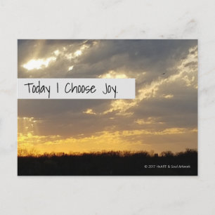 Carte Postale Joyful Sunset