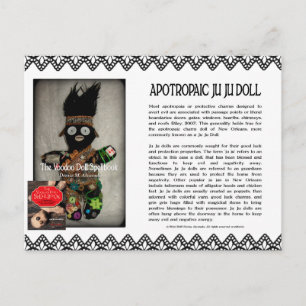 Carte Postale Ju Ju Doll du Spellbook Voodoo Doll