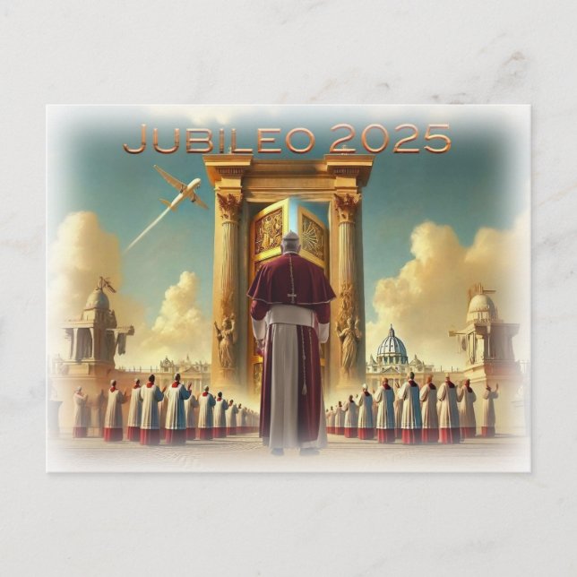 Carte Postale Jubilé 2025 Vatican, idée cadeau souvenir de voyag (Devant)