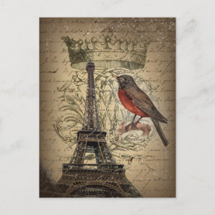 Carte Postale jubilee crown frenfrenbird paris eiffel