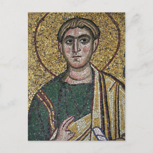 Carte Postale Judas Thaddaeus Mosaïque byzantine Icône orthodoxe
